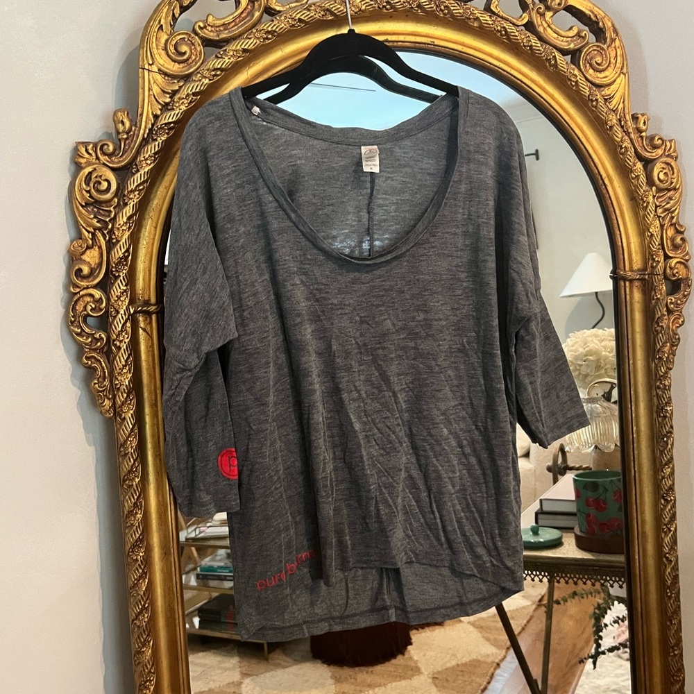 Pure Barre Gray Top